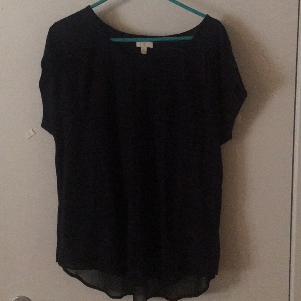 Navy blouse
